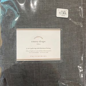 Pottery Barn Emery Linen Blackout Curtains